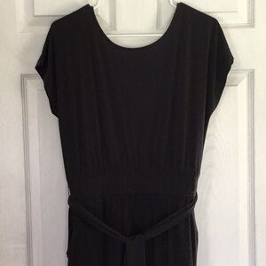 G by Giuliana Black Jumpsuit with waist tie Size M